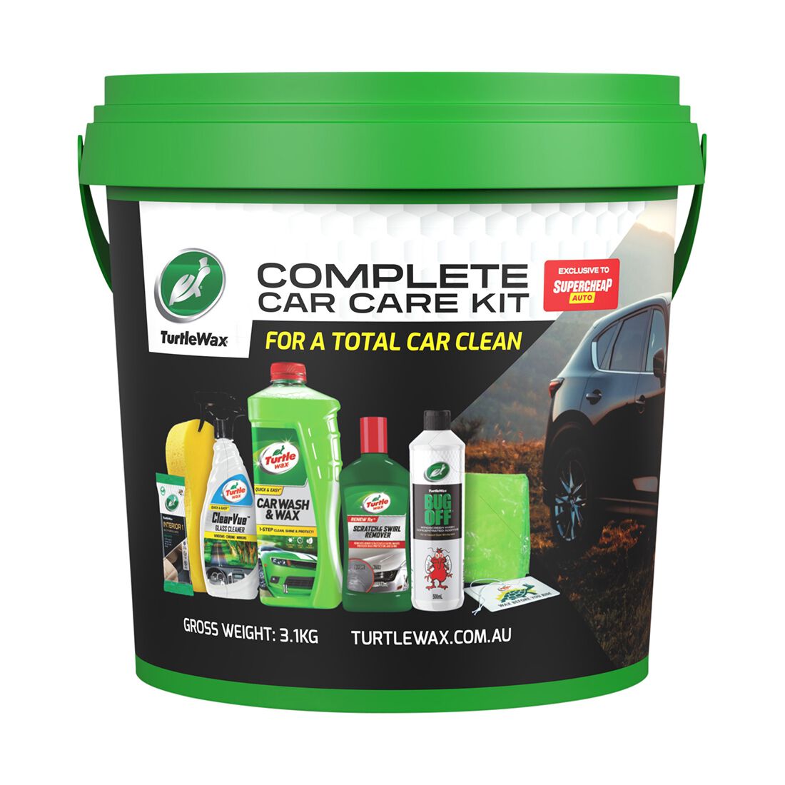 Turtle Wax 9 Piece Complete Car Care Kit, , scaau_hi-res