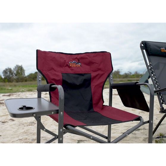 Ridge Ryder Directors Camping Chair 120kg Supercheap Auto