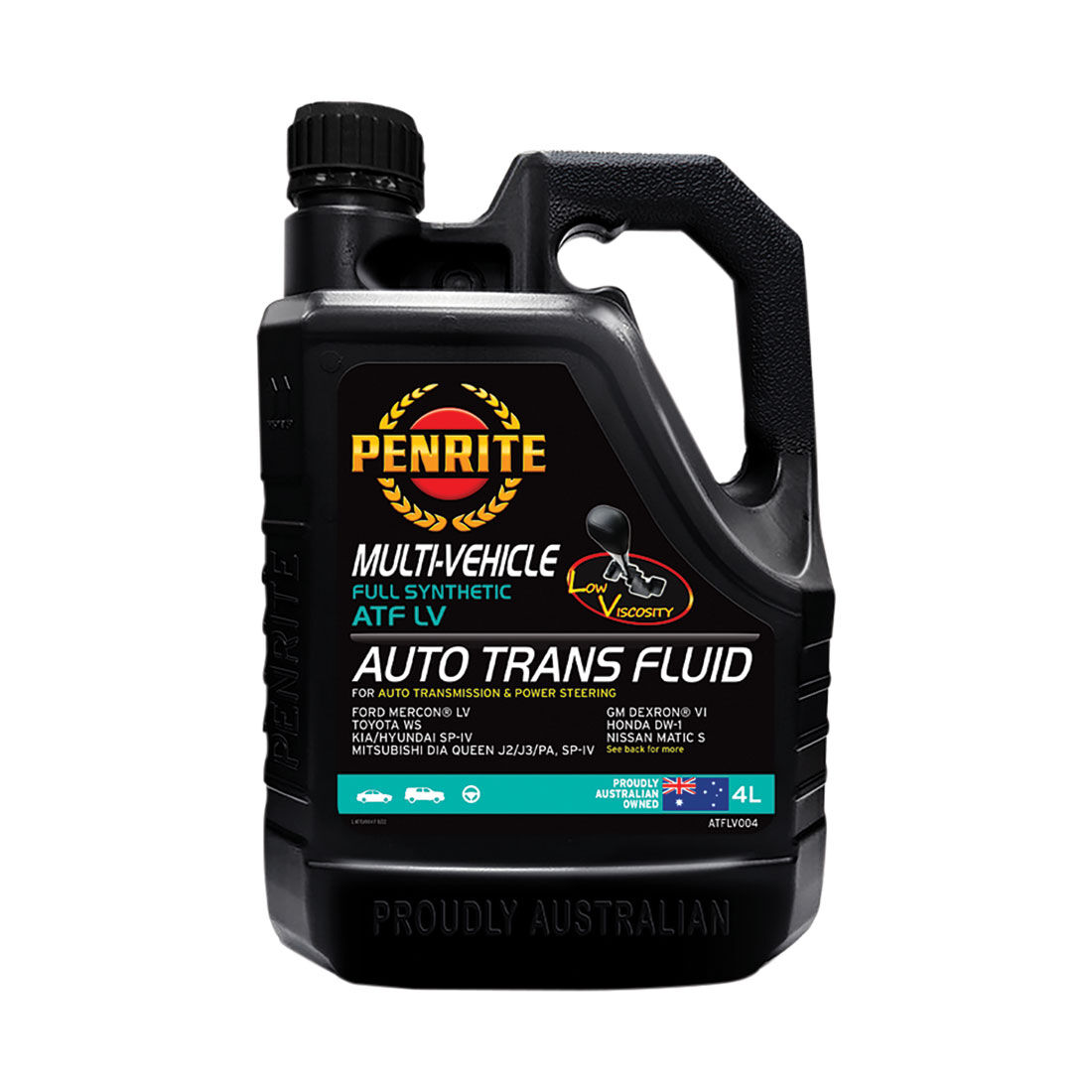 Penrite LV Automatic Transmission Fluid -  4 Litre, , scaau_hi-res