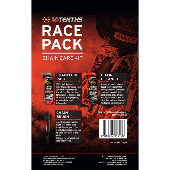 Penrite 10 Tenths Chain Care Pack Race, , scaau_hi-res