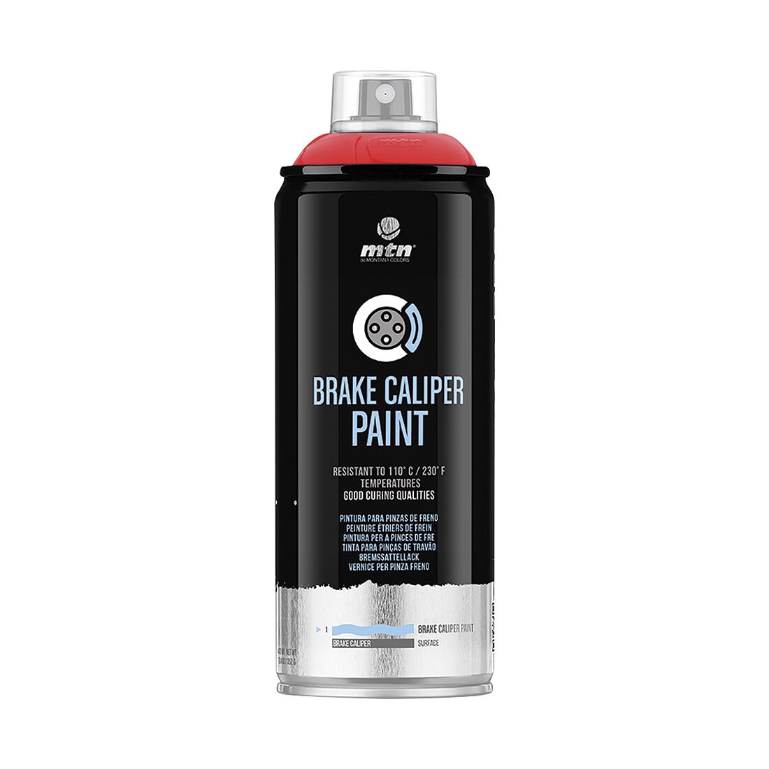 MTN Pro Red Brake Caliper Spray Paint 400mL, , scaau_hi-res