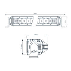 Ridge Ryder LED Driving Light Bar w/ harness - 21" 84W, , scaau_hi-res