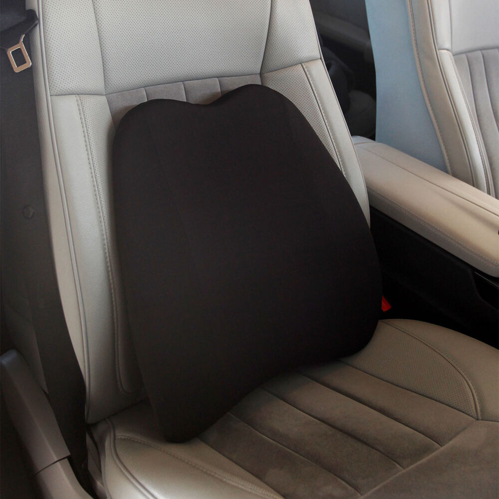 Memory Foam Lumbar Cushion Black Supercheap Auto
