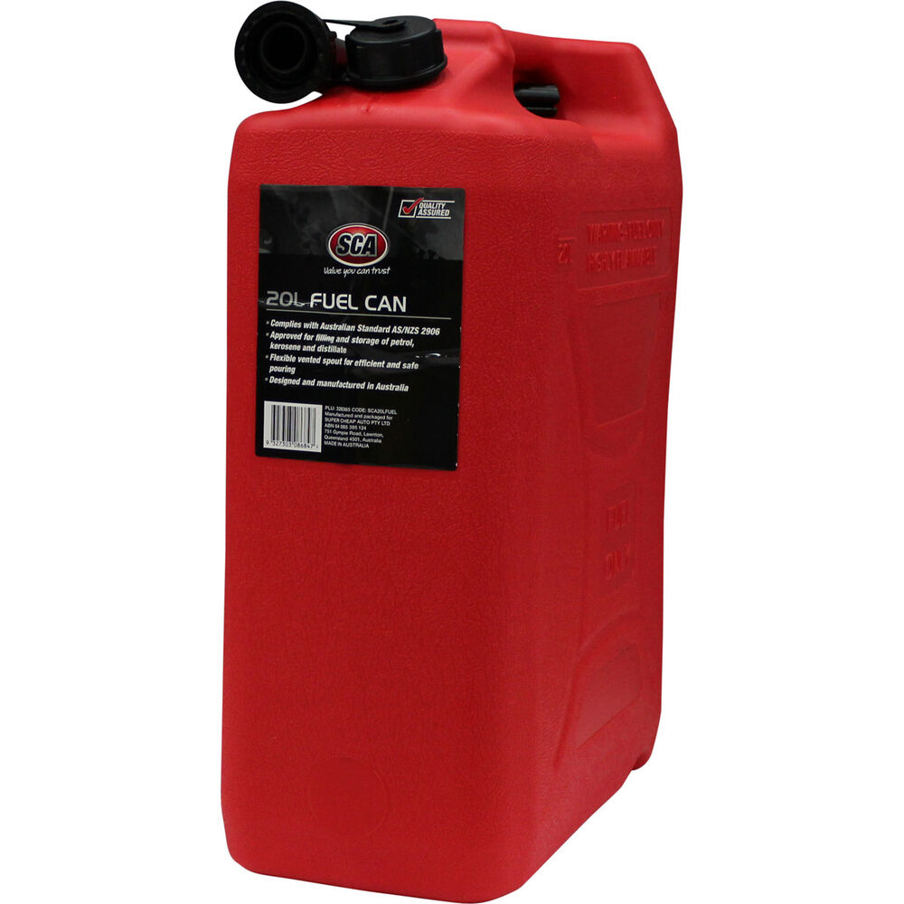 SCA Petrol Jerry Can 20 Litre Supercheap Auto
