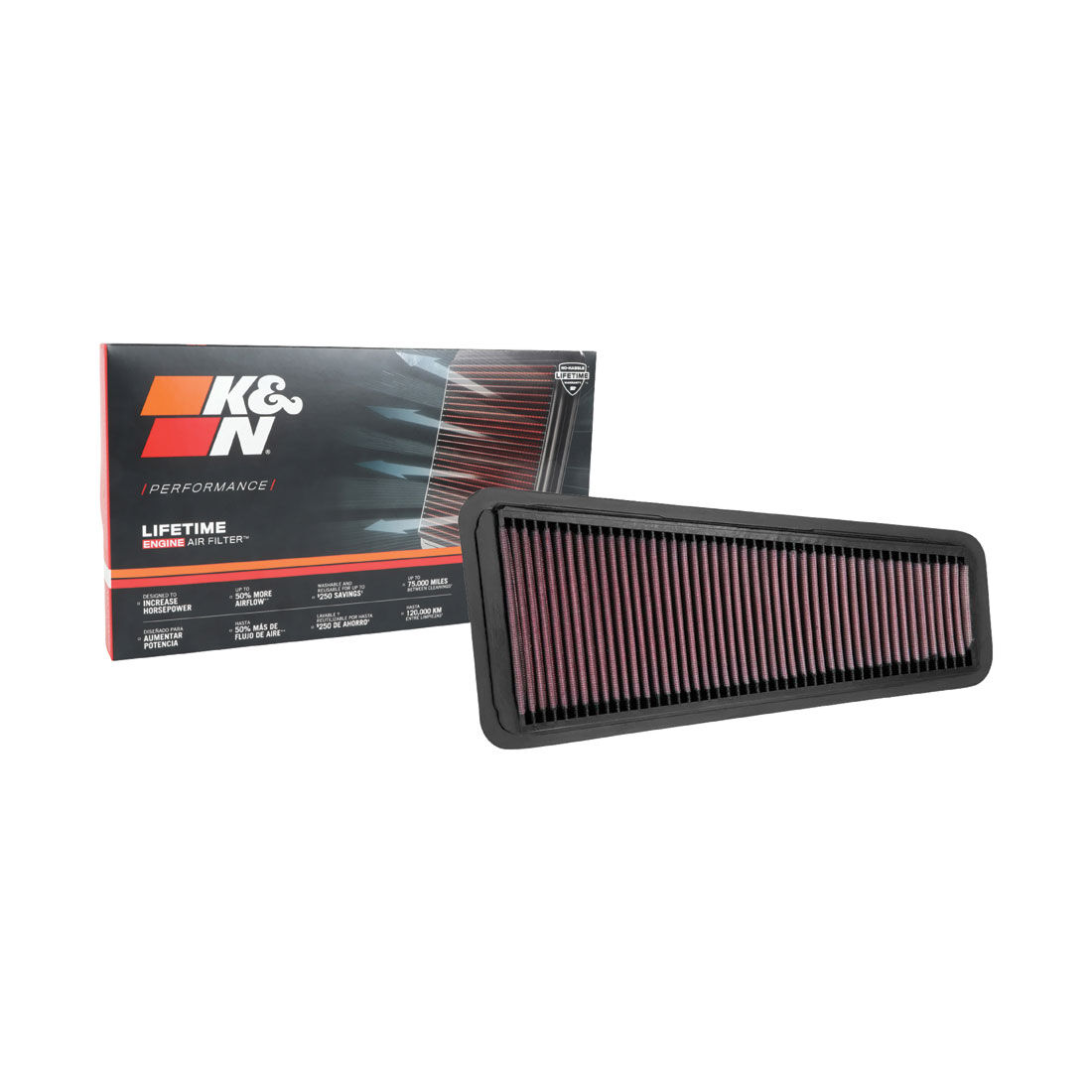 K&N Air Filter - 33-2281 (Interchangeable with A1525), , scaau_hi-res