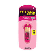California Scents Hanging Vial Coronado Cherry Car Air Freshener - 1PK, , scaau_hi-res