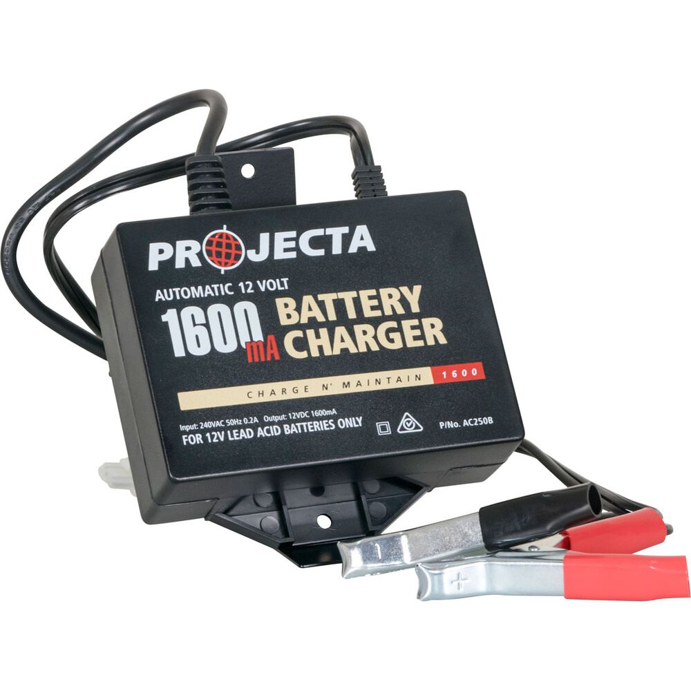 Projecta Battery Charger 12V, 1600mA Supercheap Auto