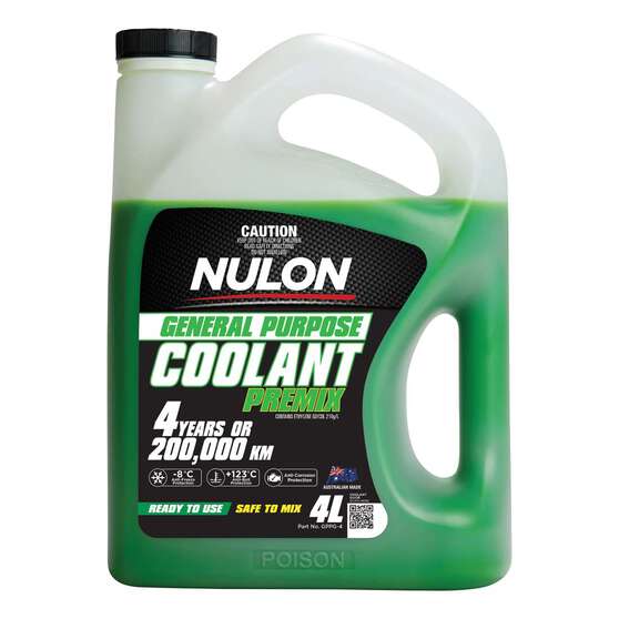 Nulon Green General Purpose Coolant Premix - 4 Litres, , scaau_hi-res