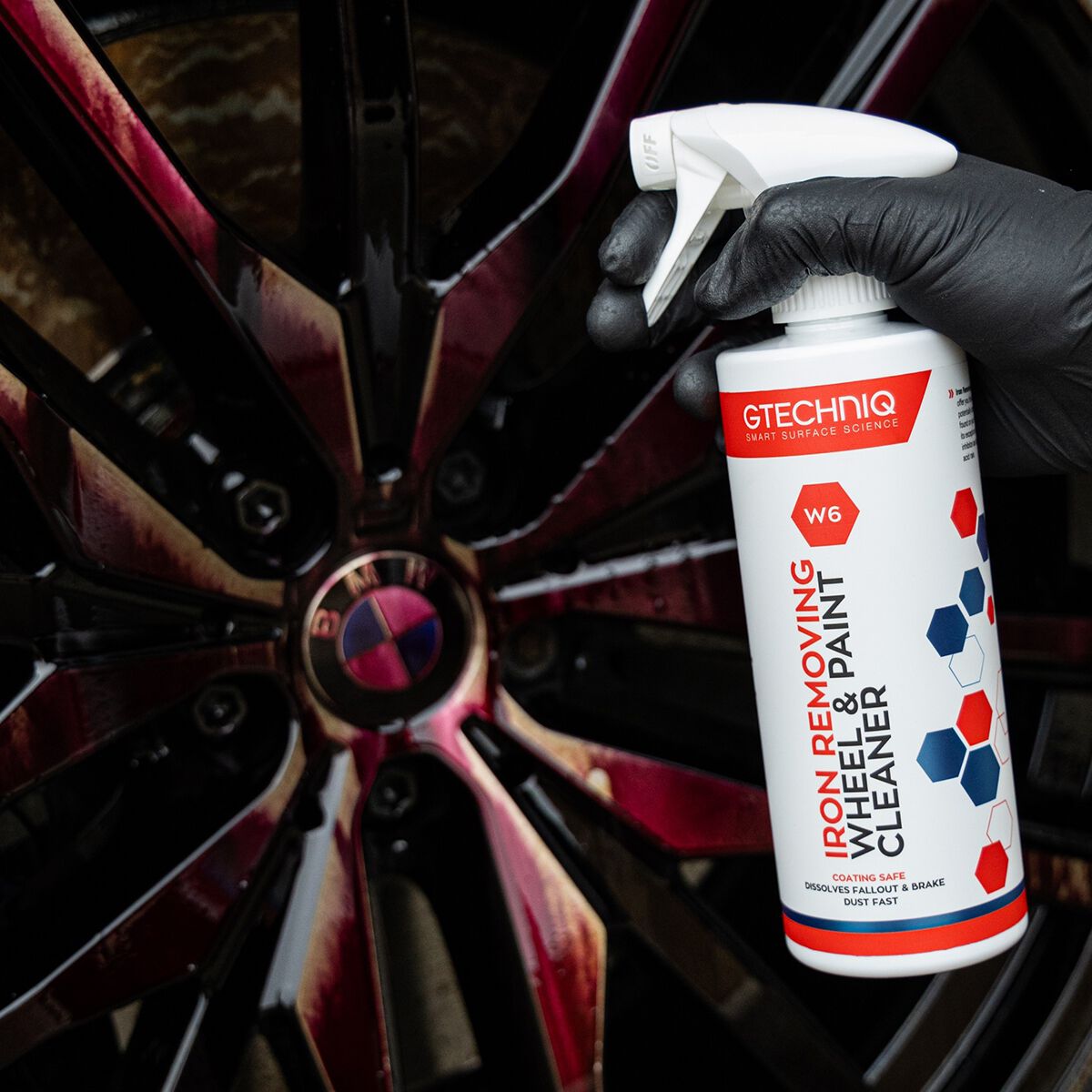 Gtechniq W6 Iron Removing Wheel & Paint Cleaner 500ml - W6 0.5, , scaau_hi-res