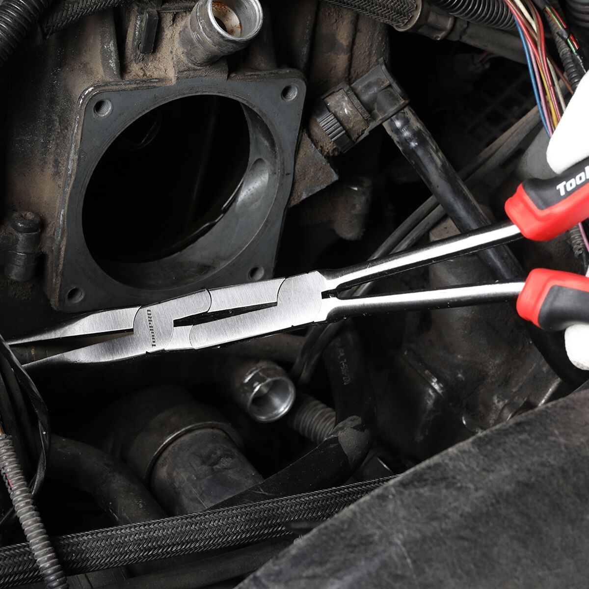 ToolPRO Pliers Compound Open Long Nose 330mm, , scaau_hi-res