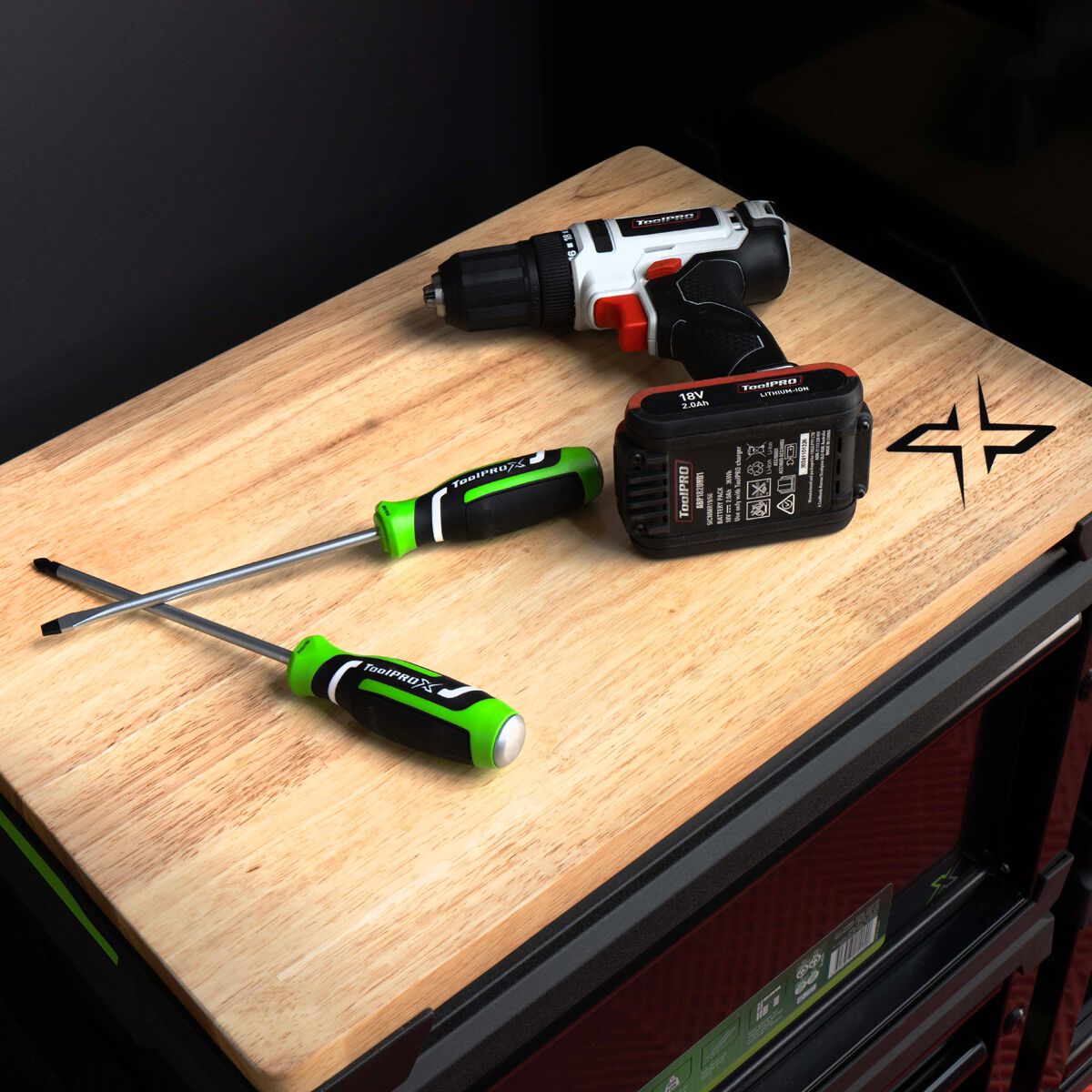 ToolPRO-X Metal Modular Storage System - Timber Workbench Top, , scaau_hi-res