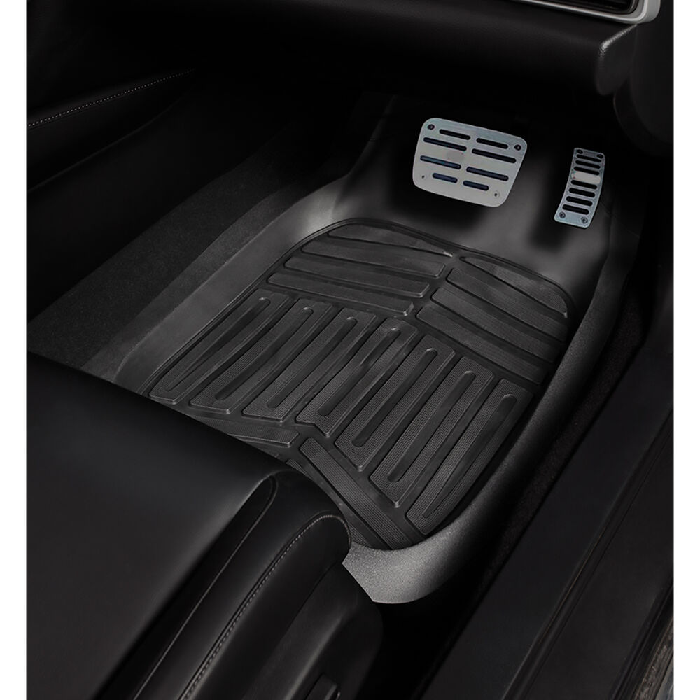 Ridge Ryder Deep Dish Car Floor Mats Black Front Pair Supercheap Auto