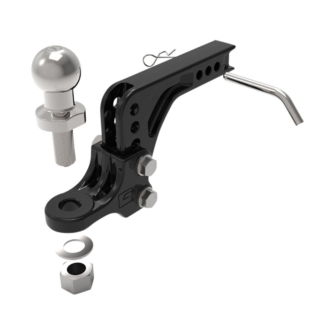 Hayman Reese Adjustable Cast Towball Mount Kit 4500 KG, , scaau_hi-res
