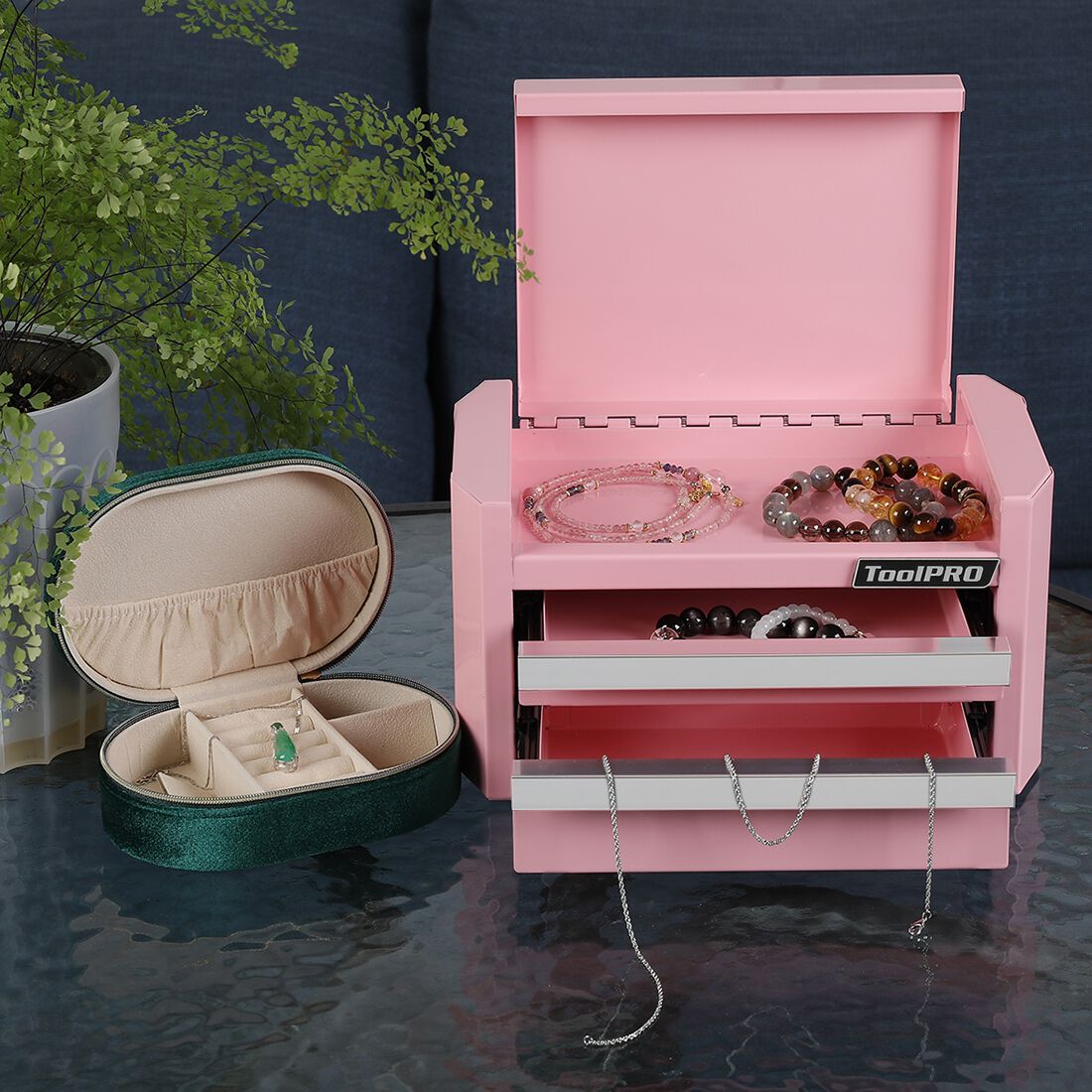 ToolPRO Mini Edge Tool Chest Pink, , scaau_hi-res