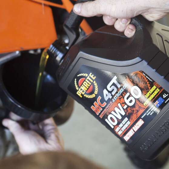 Penrite MC-4 Synthetic Motorcycle Oil - 10W-60 , 4 Litre, , scaau_hi-res
