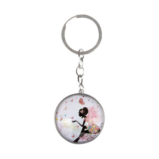 NBCF Pink Ribbon Fairies Keyring, , scaau_hi-res