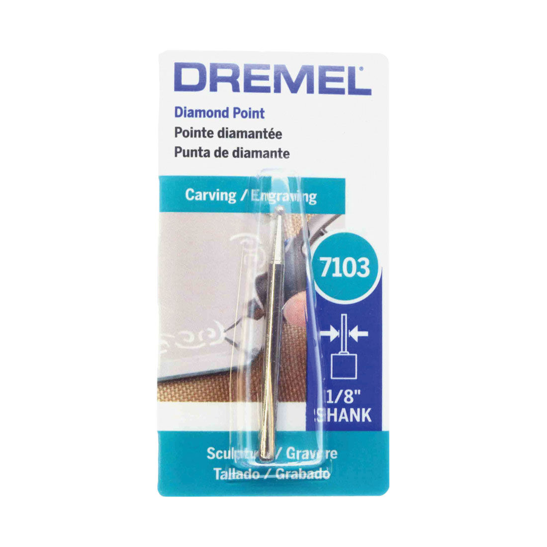 Dremel 2.0mm Diamond Wheel Point Bit 7103