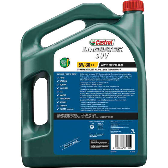 Castrol MAGNATEC SUV C3 Engine Oil 5W30 7 Litre Supercheap Auto