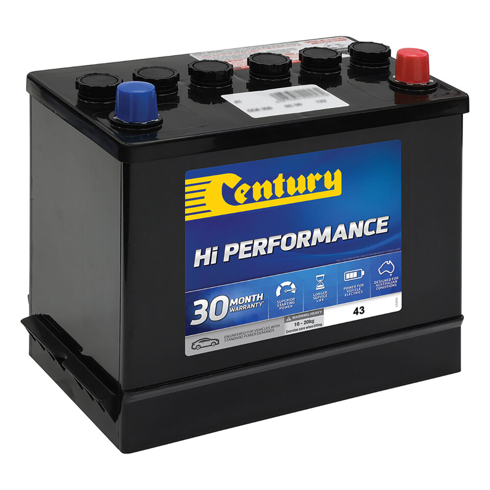 Century Hi Performance Car Battery 43 Supercheap Auto