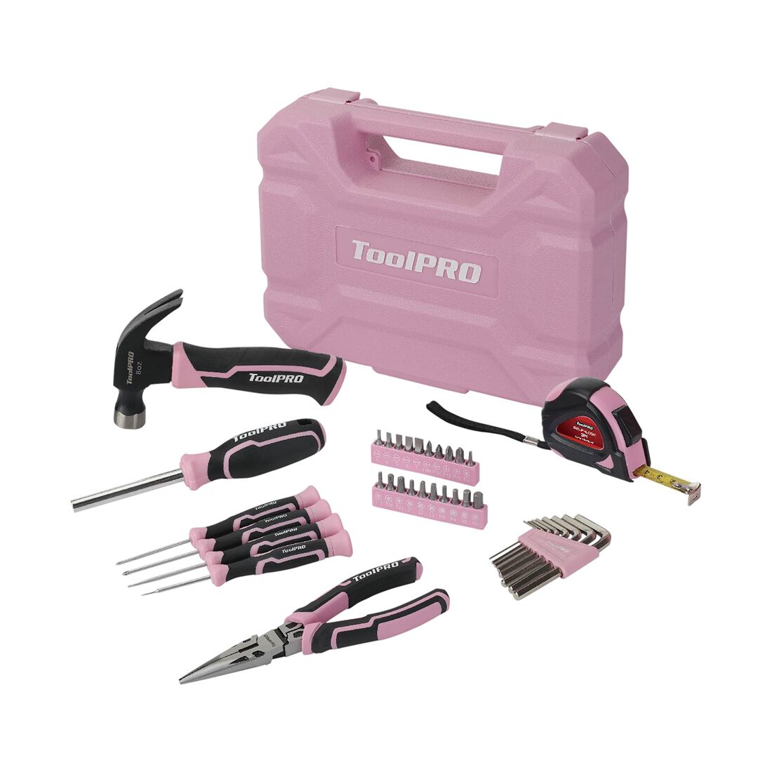 ToolPRO Tool Kit 36 Piece BMC Pink, , scaau_hi-res