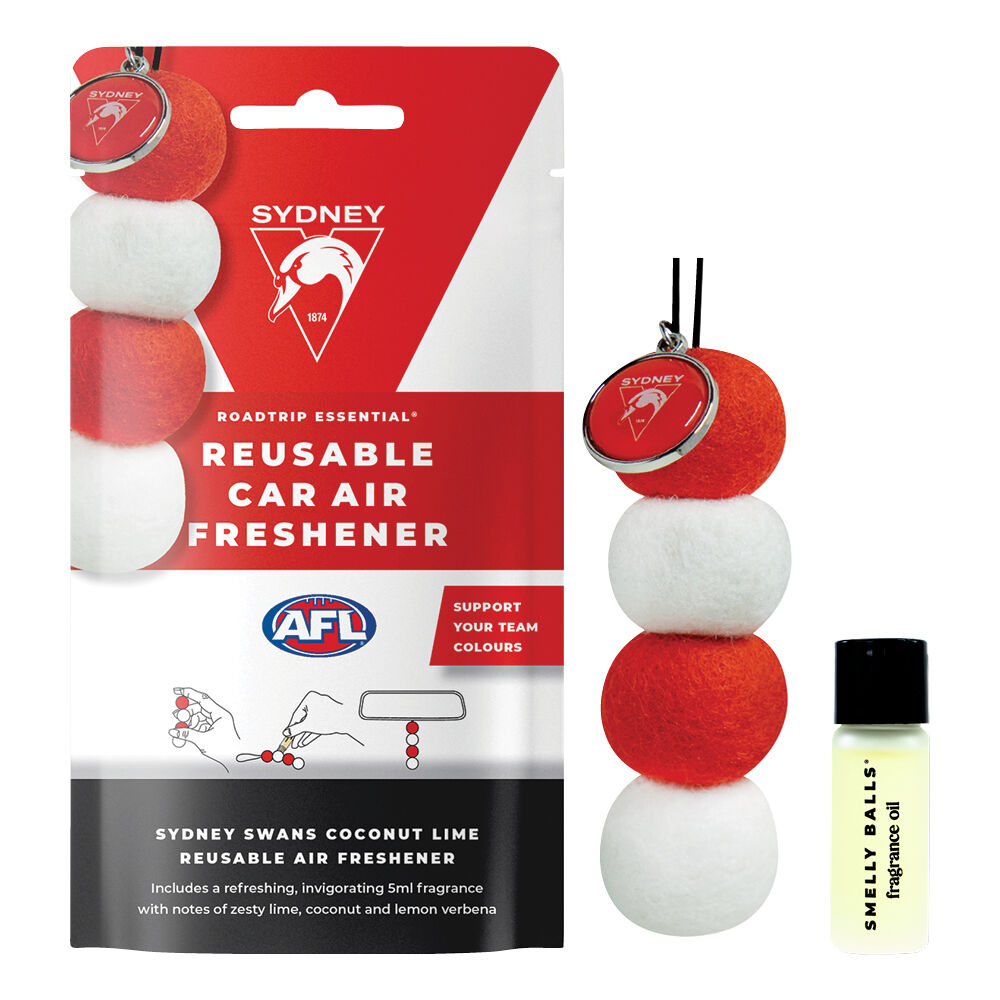 Roadtrip Essential Air Freshener Set Sydney Swans Coconut Lime 5ml, , scaau_hi-res