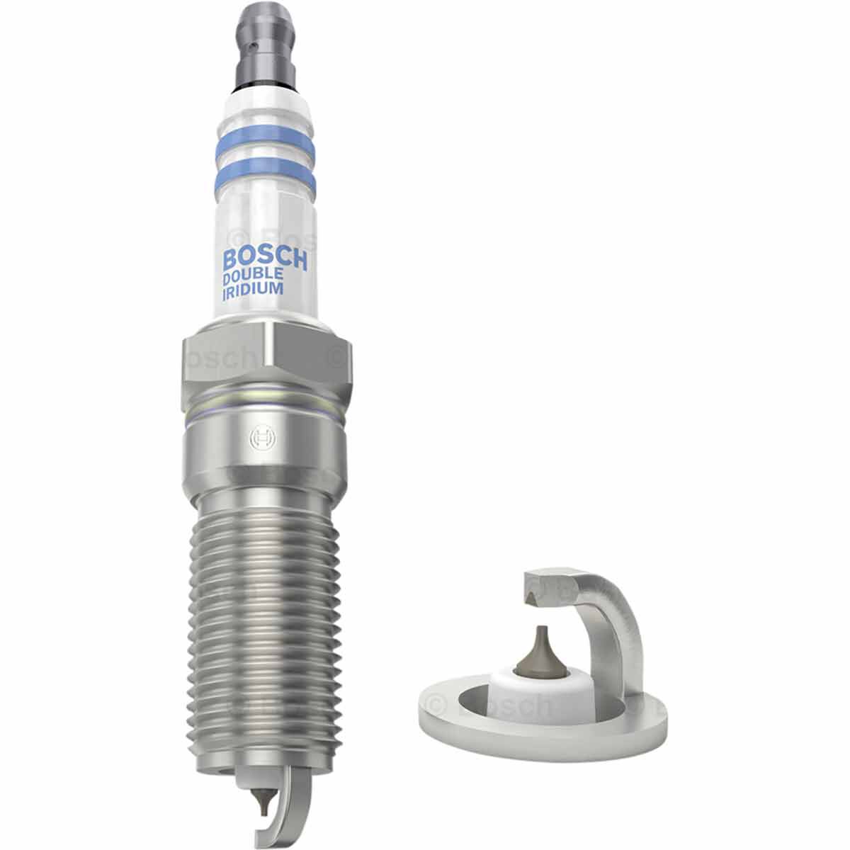Bosch Double Iridium Spark Plug Single HR8NII332X, , scaau_hi-res