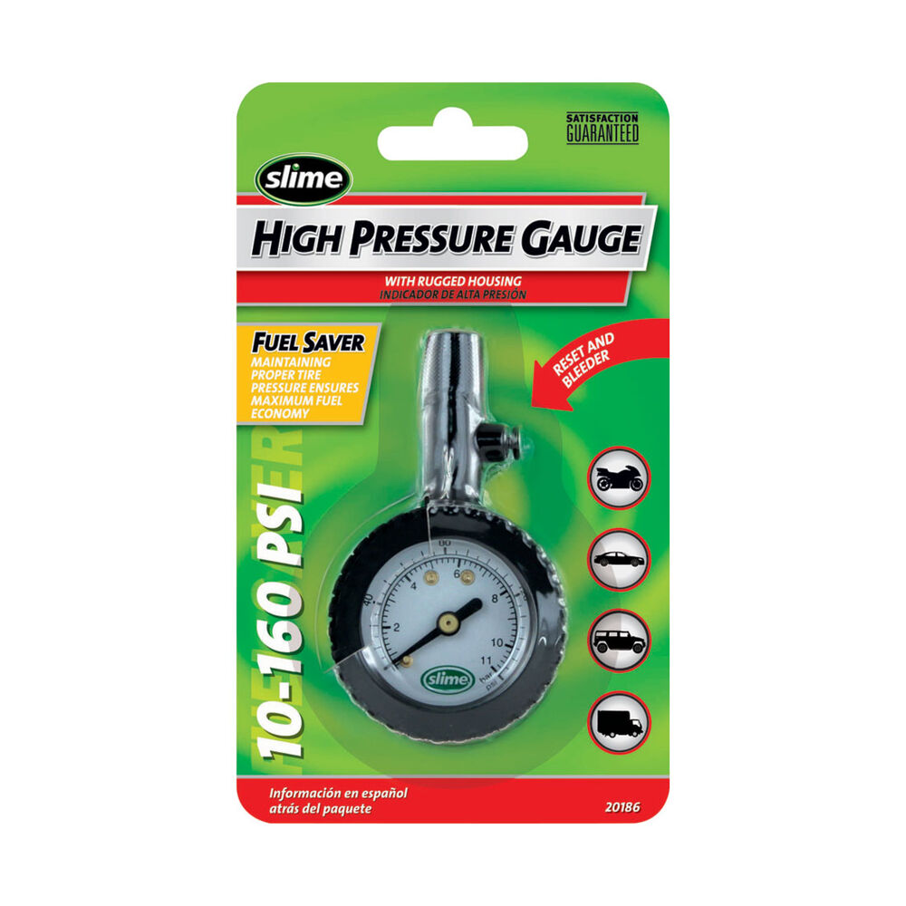 Slime High Pressure Tyre Gauge 10160 PSI Supercheap Auto