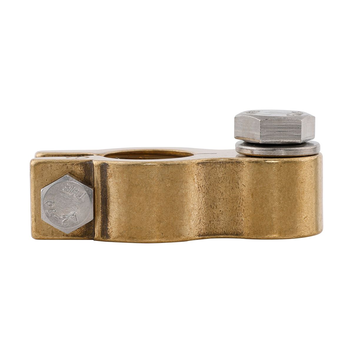 Century Battery Terminal, Forged Brass, Heavy Duty Bolt Type - Positive, , scaau_hi-res