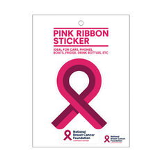 NBCF Pink Ribbon Sticker, , scaau_hi-res