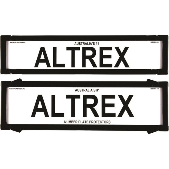 Altrex Number Plate Protector - 6 Figure Premium Clear 6NLP, , scaau_hi-res