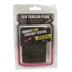 Trailer Plug - 7 Pin Flat, LED, , scaau_hi-res