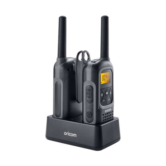 Oricom Waterproof Handheld UHF CB Radio 2W 2 Pack UHF2500-2GR, , scaau_hi-res