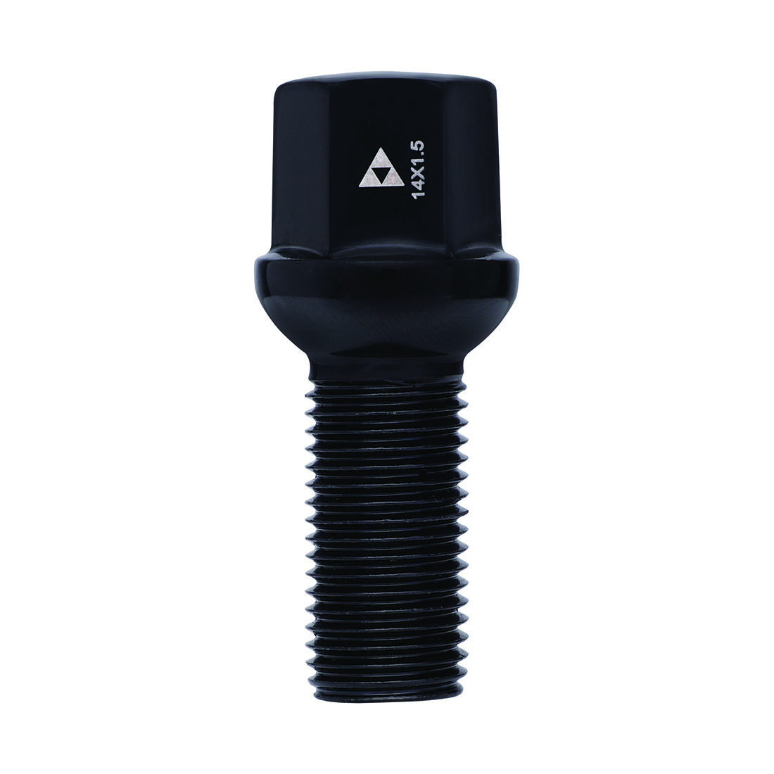 Tridon Wheel Bolts M14x1.5. Ball Seat Bolt. 17mm Hex. Black Finish, , scaau_hi-res