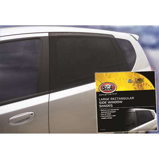 SCA Window Shade Side Large Rectangular Black Pair, , scaau_hi-res