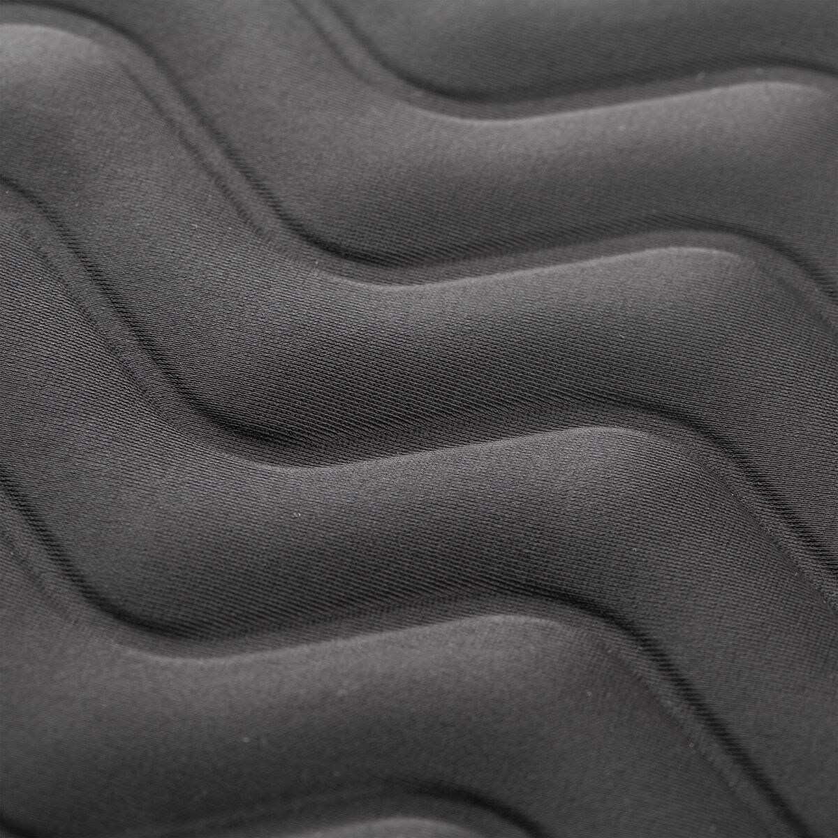 Skechers Memory Foam Luxury Gel Ribbed Neck Cushion Black, , scaau_hi-res