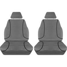 Tradies Canvas Ready Made Seat Covers Front Pair Grey suits Triton, , scaau_hi-res