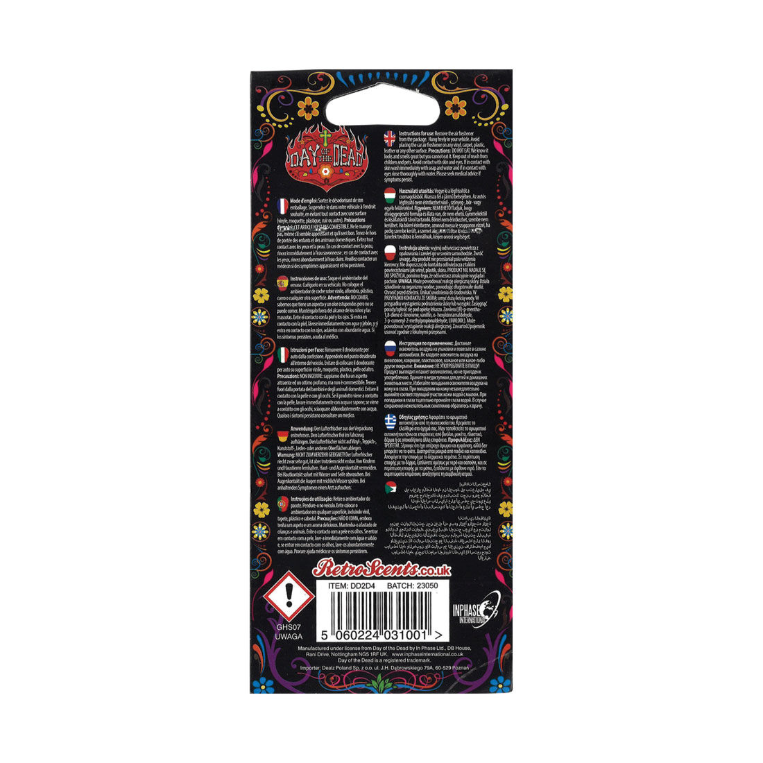 Day of the Dead Air Freshener - Day of Night, , scaau_hi-res