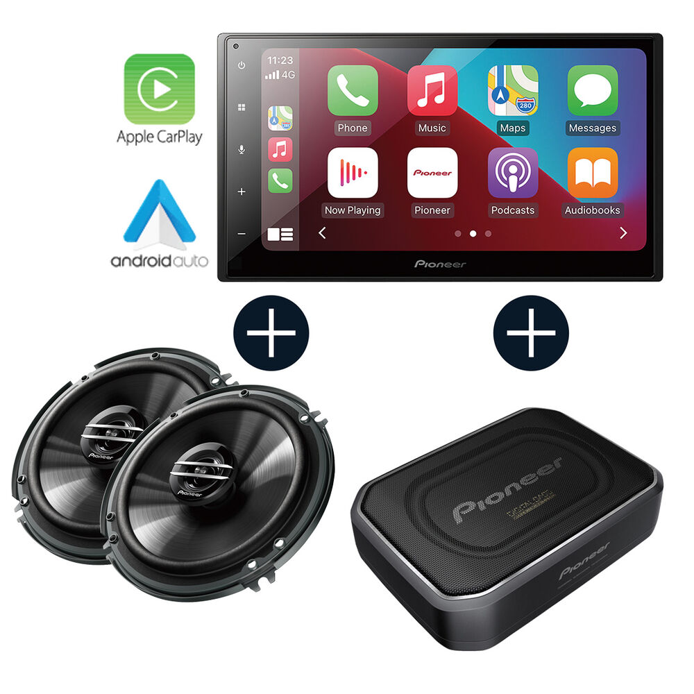 Pioneer Apple Carplay/Android Auto Audio Upgrade Bundle Supercheap Auto