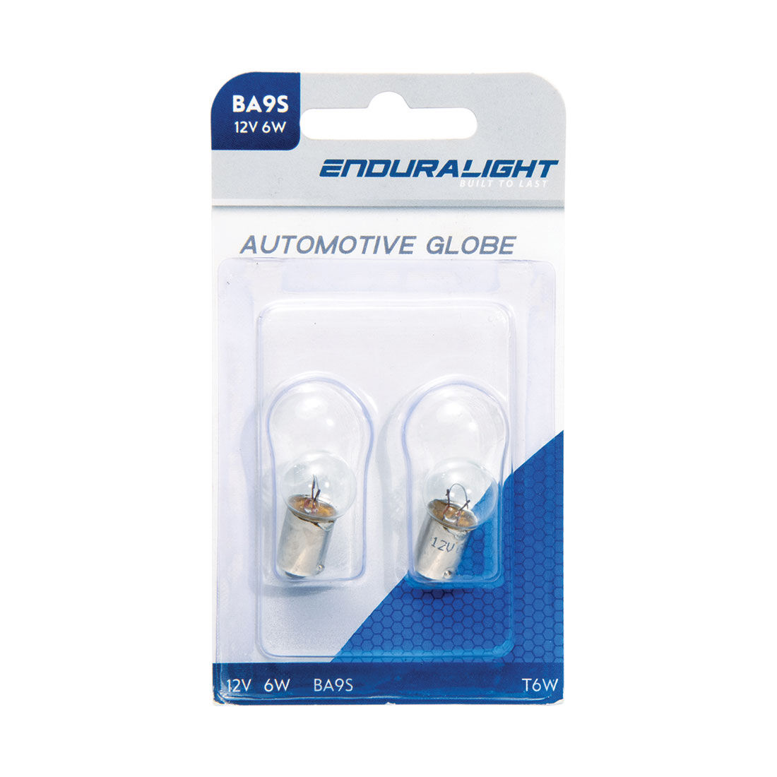 ENDURALIGHT Automotive Globes - Dash/ Numberplate T6W 12V, 6W, BA9S, , scaau_hi-res
