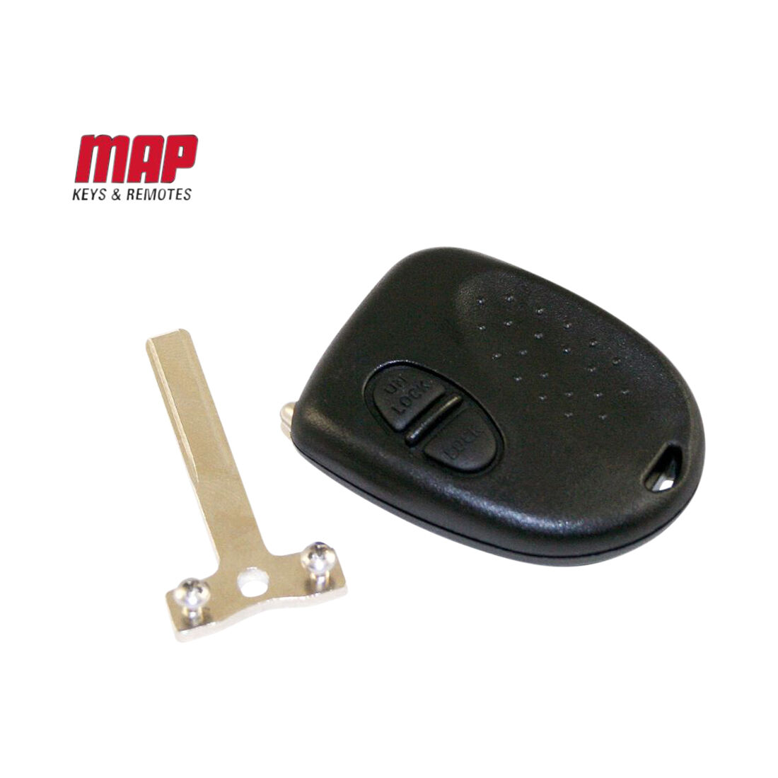 MAP Key Remote Complete Replacement - Suits Holden Commodore VS-VZ, 2 Button, KF205, , scaau_hi-res