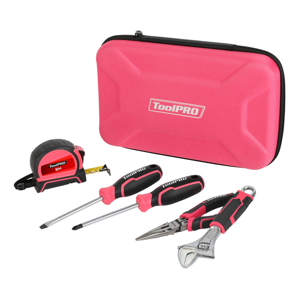 ToolPRO Pink Wallet Tool Kit 5 Piece Supercheap Auto