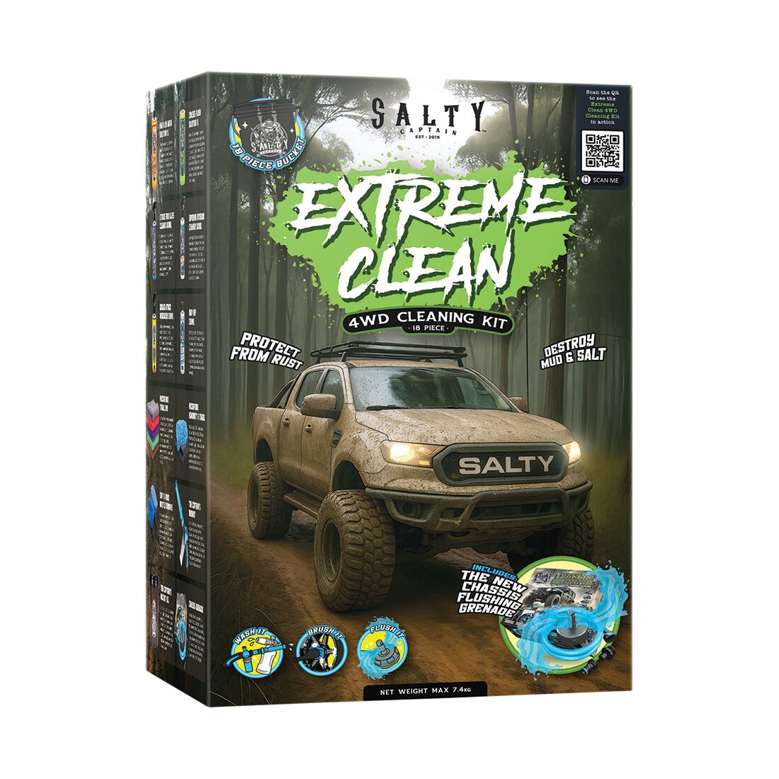 Salty Captain Extreme Clean 4WD Cleaning Kit, , scaau_hi-res