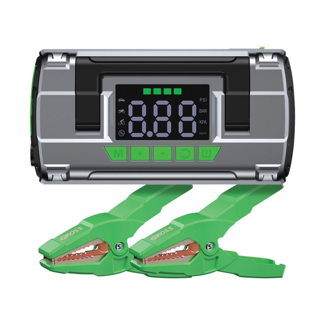 CAROSS T14 12V 2000A Smart Lithium Jump Starter With Built-in Air Compressor & 3 Mode LED Worklight, , scaau_hi-res