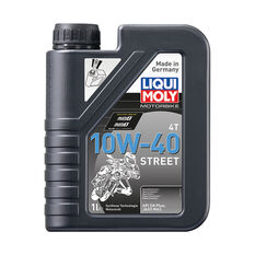 LIQUI MOLY Street 4T Motorcycle Oil 10W-40 1 Litre, , scaau_hi-res