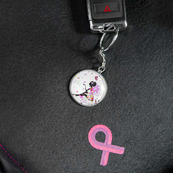 NBCF Pink Ribbon Fairies Keyring, , scaau_hi-res