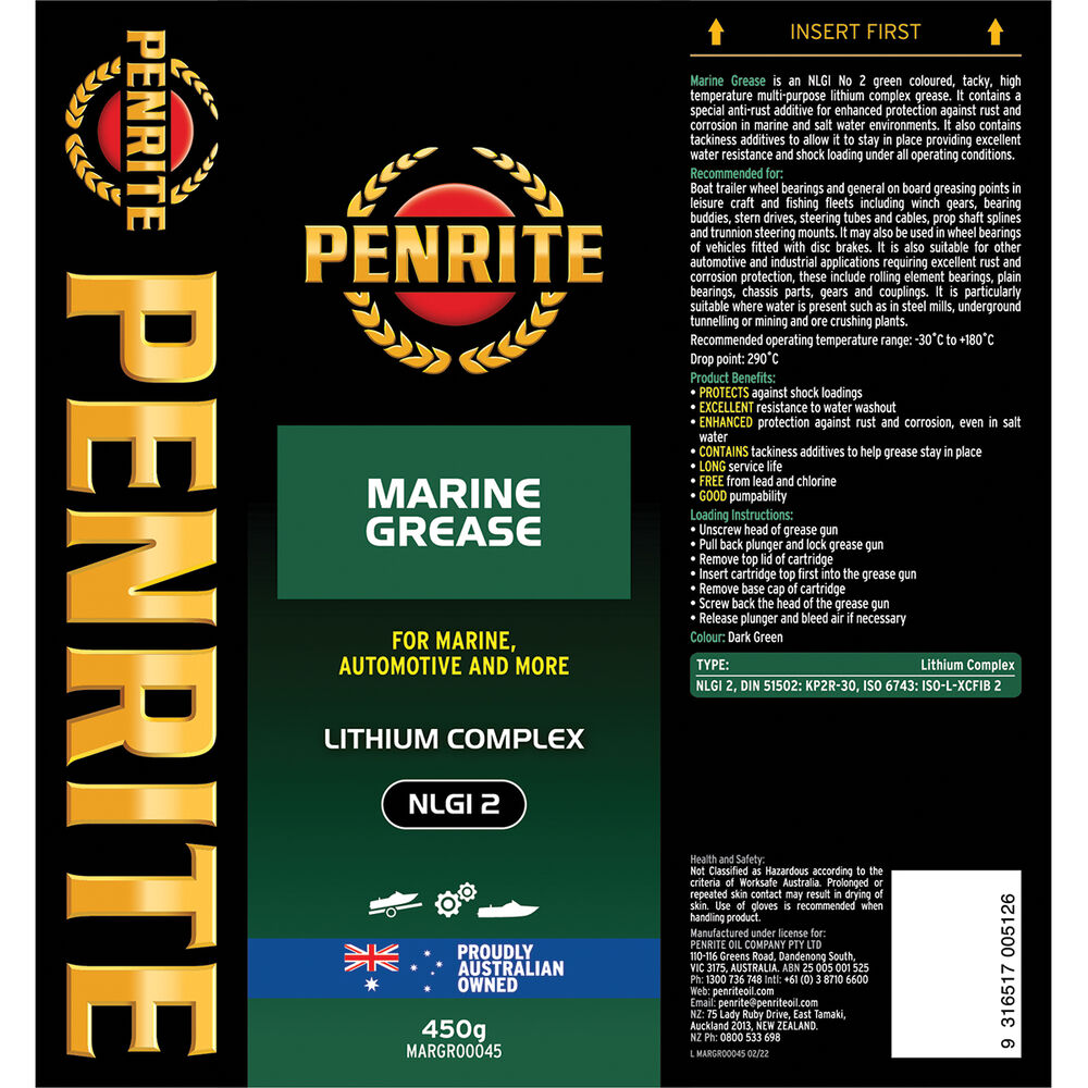 Penrite Marine Grease 450g Supercheap Auto