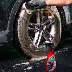 Turtle Wax Hybrid Solutions Hyper Foam Wheel Cleaner & Tyre Prep 680mL, , scaau_hi-res