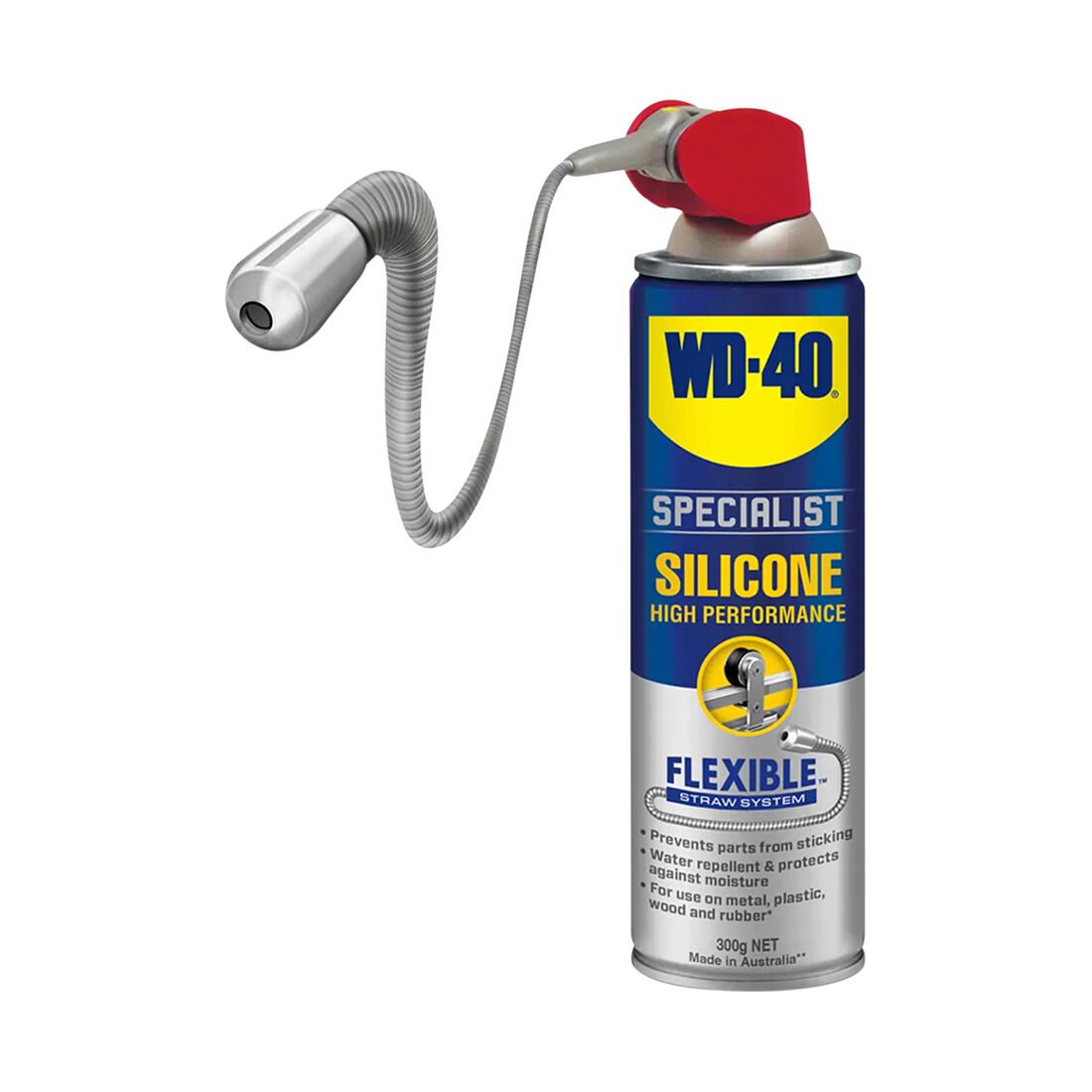 WD-40 Specialist High Performance Flexible Straw Silicone Spray - 300g, , scaau_hi-res