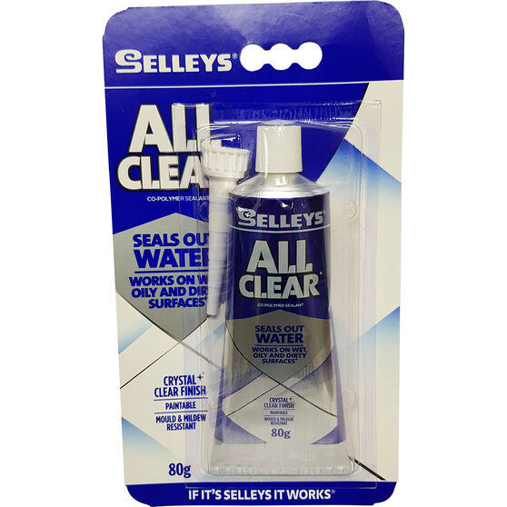 Selleys Sealant - Multi-Purpose, All Clear, 80g, , scaau_hi-res