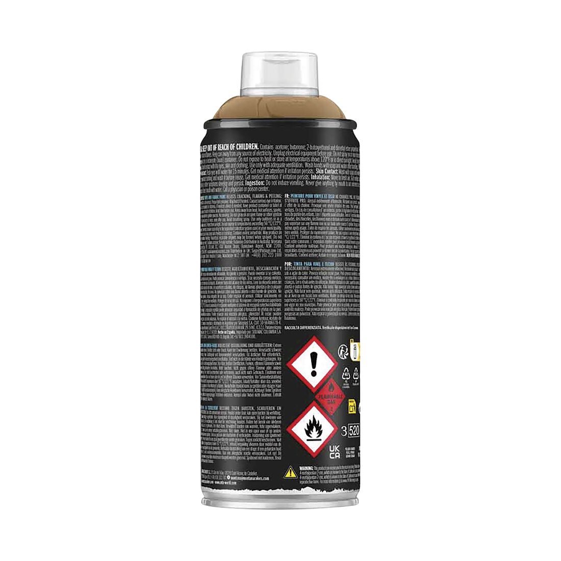 MTN PRO Vinyl & Fabric Paint Buck Skin 400ml Spray Paint, , scaau_hi-res